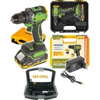 Avvitatore a batteria Procraft PA18Pro 20 V 30 Nm Brushless + 1x batteria 1,5 Ah + caricabatteria + valigetta