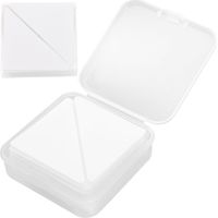 60 autocollants pour col de chemise, baleines de col en PVC, supports de col de chemise-5.00X5.00X0.20CM