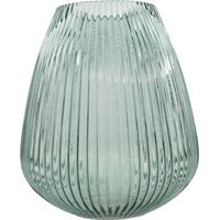 Point Virgule Jarrón Esférico Verde 28 cm de Altura