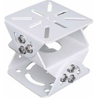Universal Security Camera Bracket 3 Axis Adjustable Bracket Solid Metal Base Connector Suitable for Installing CCTV Cameras