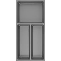 Agoform Besteck Organizer Sky Besteckeinsatz 220x53x473 Kunststoff schiefergrau