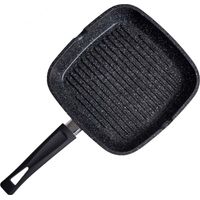 Padella griglia da 28 cm in alluminio pressofuso rivestita in materiale C3 plus