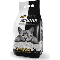 Hilton Katzenstreu Carbon – Bentonit-Katzenstreu mit Kohlenstoff, 5 l