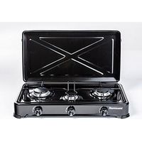 Cocina de gas compacta Vans RAVANSON K-03TB negra