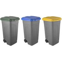 BIDONE PER RIFIUTI 80 lt - Colore giallo