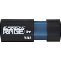 Disque dur externe rétractable Patriot Rage Lite 512 Go, 120 Mo/s, USB 3.2, noir
