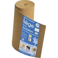 Rotolo isolante murale in sughero SDL l.0,5 x L.8 mx Sp.4 mm SDL