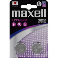Piles boutons Lithium CR2032 (2×1) MAXELL