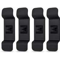 Supports de rangement pour câbles, enrouleur de câbles, organisateur, noir, lot de 4.