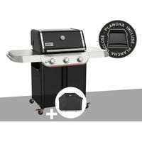 Barbecue à gaz Genesis E-315W Plancha + Housse - Weber