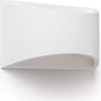 Ledkia – Applique murale plâtre Fosty – Éclairage intérieur décoratif moderne – Ampoule G9 Ø56mm non incluse – Pour salon et entrée
