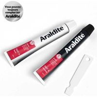 Colle - ARALDITE - RAPID TUBES 2X15ML - Haute performance - Prise rapide - Convient pour plusieurs matériaux