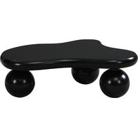 TABLE en forme de nuage avec LED MDF Noir