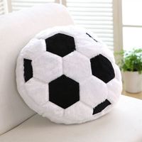 Coussin de football, coussin de football doux et moelleux pour la décoration de la chambre, coussin de football, excellent cadeau pour les amateurs de football, 45 x 45 cm