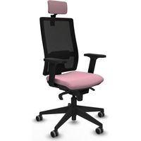 Piqueras y Crespo Silla de Oficina Rosa con Cabecero