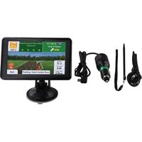 Navigateur GPS pour voiture, avec écran haute définition de 5 pouces, pour voiture, camion, camping-car, radar de vitesse, guidage sur voie