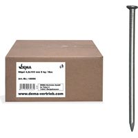 Stahlnägel Nägel Stahlstifte Drahtstifte 4.2 x 100 mm Senkkopf blank 5kg Box
