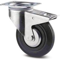 Roulette pivotante à blocage total - sur sols béton - ø 200 mm - Alpha - TENTE