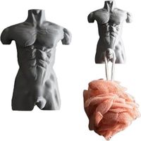 Crochet mural humoristique en forme d'homme musclé, porte-manteau original et amusant pour manteaux et chapeaux, crochet porte-serviettes fantaisie pour la salle de bain et cadeau original.