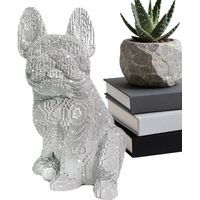 Dekoration Sitzende französische Hundestatue Sammelfiguren