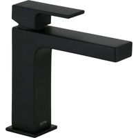 Mitigeur lavabo modèle carré noir mat Gattoni SQUARE 2582/25NO Noir mat - Sans vidage