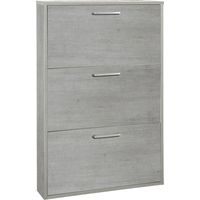 Scarpiera 3 ribalte singole 15 x 65 x h.105 bianca