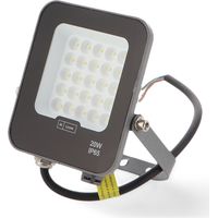 Faro proiettore Led 20W Nero da esterno IP65 Bianco freddo 6000K M LEDME