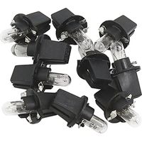 10 Pcs DC 12V 1,2 W T5 LED Birne Dashboard Licht Gelb für Auto Innen