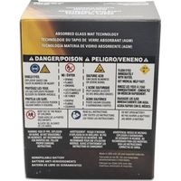 Batterie moto DEKA ETX15L - 12V – 14Ah