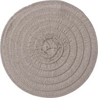 Set de Table Déco "Olivia" 38cm Gris Clair