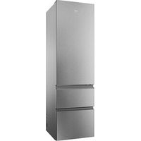 Haier HTR3620CNMG Réfrigérateur congélateur en bas 414 L Inox Total No Frost