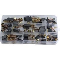 Kit de Balais Charbon Moteur Électrique 40 Pièces 10 Tailles Réparation Outils Électriques