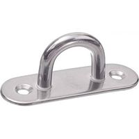 5 Pontets Sur Platine Oblong Emboutis et Soudés 8 mm - Inox A2 - D-Work