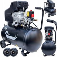 COMPRESSEUR D'HUILE 50L, COMPRESSEUR D'AIR 4,2 CV 206 L/MIN, MOTEUR À INDUCTION