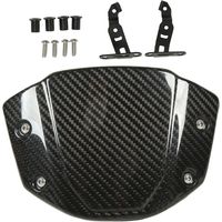 Pare-brise de moto en Fiber de carbone 3K, déflecteur de vent de remplacement pour CB650R 2019 – 2022