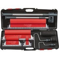 L'Outil Parfait – Kit de peinture 8 pièces – 4 lames à lisser 10/25/45/60 cm – Rouleau à enduire 18 mm – Perche aluminium ultra légère