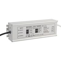 Alimentation LED étanche IP67 300W 24V, transformateur 12.5A, prise européenne AC 265V, adaptateur constant pour éclairage extérieur
