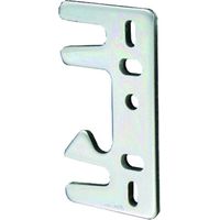 Gâche plate pour serrure de porte de garage – Acier zingué – À visser – Pour pêne levant – Tirard & Burgaud