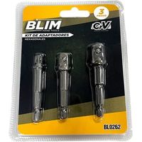 Blim kit 3 adaptateurs 1/4 hex à 1/4-3/8-1/2