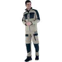 Pantaloni RULER Grigio/Nero con ginocchiere S - 38