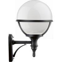 Aplique clásico CLIC-CLAC GLOBO IP44 E27 42W Negro