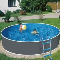 Piscina Azuro Redonda Grafito 360 cm 12 m³