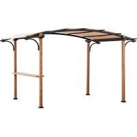 Stoff Pergola SKUTA in Beige - 259cm x 406cm