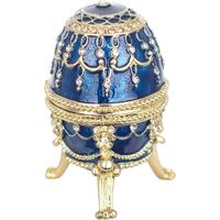 Signes Grimalt Box di decorazione 5x5x7cm blu uova in miniatura 25561