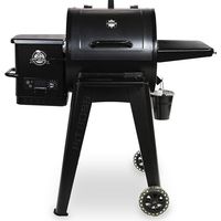 Barbecue à pellets portable 550 – 2 brûleurs – Cuisson à température réglable – Pour bois dur et teck – Pitboss