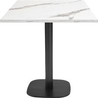 Table 70 x 70 cm - modèle Round marbre blanc