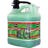 Slime 10204-5 Sigillante per Camera d'Aria Antiforatura per Bici con Pompa, Prevenire e Riparare, per Tutti i Tipi di Bicicletta, Non Tossico, Ecologico, Flacone da 3,78 Litri