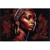 Decorazione murale - Quadro africano BigBuy Home - 60x60cm - Multicolore - Etnico