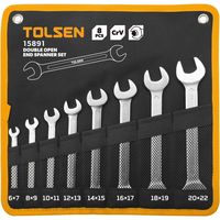 JUEGO 8PCS LLAVES DOBLE HORQUILLA 6/22 EX 15076 TOLSEN
