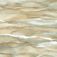 Exklusive Luxus Tapete Profhome SA524045-DI heißgeprägte Vliestapete mit abstraktem Muster und metallischen Akzenten elfenbein gold creme-weiß pastell-türkis 5,33 m2